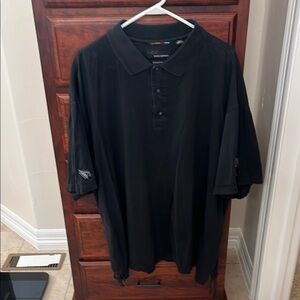 Greg Norman Collection NFL Cardinals Black Polo Shirt Smooth Knit sz 3X